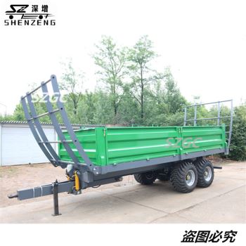 多用途农用自卸平板拖车